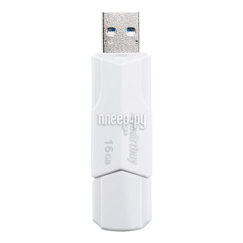 Накопитель USB 16Gb - SmartBuy Clue USB 3.1 White SB16GBCLU-W3
