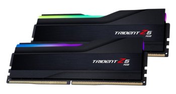 Оперативная память DDR5 G.SKILL TRIDENT Z5 RGB 32GB (2x16GB) 7200MHz CL34 (34-45-45-115) 1.4V / F5-7200J3445G16GX2-TZ5RK / Black