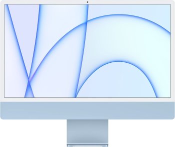 Моноблок Apple iMac A2439 24" 4.5K M1 8 core (3.2) 8Gb SSD256Gb 7 core GPU macOS WiFi BT 143W клав. мышь Cam синий Z14M000DJ