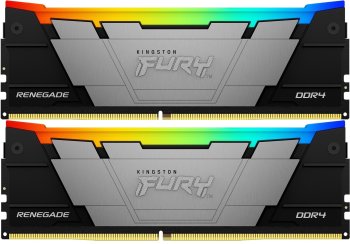 Оперативная память DDR4 2x16GB 3600MHz Kingston KF436C16RB12AK2/32 Fury Renegade RGB RTL Gaming PC4-28800 CL16 DIMM 288-pin 1.35В dual rank с радиатор