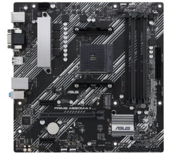 Материнская плата ASUS PRIME A520M-A II/CSM Soc-AM4 AMD A520 4xDDR4 mATX AC`97 8ch(7.1) GbLAN RAID+VGA+HDMI+DP