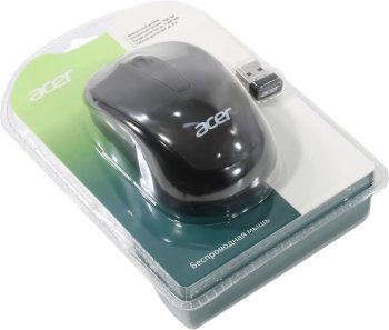 Мышь беспроводная Acer Wireless Optical Mouse OMR133 <ZL.MCEEE.01G> (RTL) USB 3btn+Roll