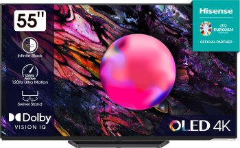 Телевизор-LCD OLED Hisense 55" 55A85K черный 4K Ultra HD 120Hz DVB-T DVB-T2 DVB-C DVB-S DVB-S2 USB WiFi Smart TV (RUS)