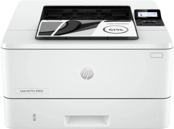 Принтер лазерный монохромный HP LaserJet Pro 4003N <2Z611A> (A4, 40 стр/мин, 256Mb, LCD, USB2.0, сетевой)