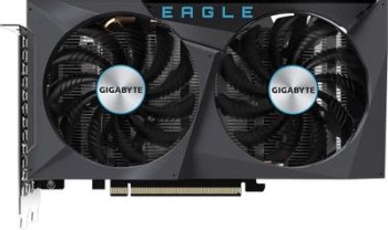 Видеокарта Gigabyte PCI-E 4.0 GV-N3050EAGLE OC-6GD NVIDIA GeForce RTX 3050 6144 Мб 96bit GDDR6 1500/14000 HDMIx2 DPx2 HDCP Ret