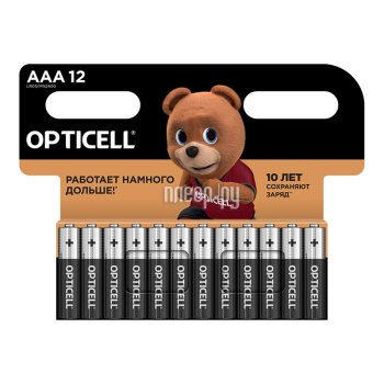 Батарейка AAA - Opticell Basic LR03 BL12 (12 штук) 5051011