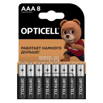 Батарейка AAA - Opticell Basic LR03 BL8 (8 штук) 5051009