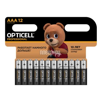 Батарейка AAA - Opticell Professional LR03 BL12 (12 штук) 5052006