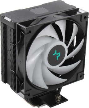 Вентилятор Deepcool <R-AG500-WHADMN-G-1> AG500 DIGITAL WH ARGB(115x/1200/1700/AM4/AM5,29.4дБ,300-1950об/мин,Al+тепл.трубки)