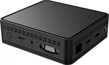 Компьютер Digma Mini Office Cel N4020 (1.1) 4Gb SSD128Gb UHDG 600 CR Windows 11 Professional GbitEth WiFi BT 36W черный (DPCN-4BXW01)