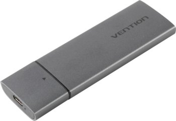 Внешний бокс Vention <KPFH0> (EXT BOX для внешнего подключения M2 NGFF SSD, USB-С 3.1, Aluminum)