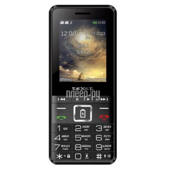 Мобильный телефон teXet TM-D215 Black-Red