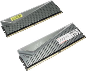 Оперативная память ADATA XPG Caster RGB <AX5U6400C3216G-DCCARGY> DDR5 DIMM 32Gb KIT 2*16Gb <PC5-51200> CL32