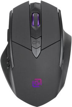 Мышь беспроводная Оклик 780GW черный оптическая (3200dpi) USB для ноутбука (6but)