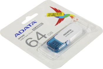 Накопитель USB A-Data UV240 <AUV240-64G-RWH> USB2.0 Flash Drive 64Gb