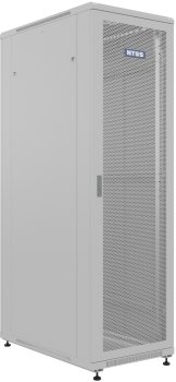 Шкаф серверный NTSS Премиум (NTSS-R42U80100PD/PDD) напольный 42U 800x1000мм пер.дв.перфор. задн.дв.перфор.2-хст. 900кг серый IP20 сталь
