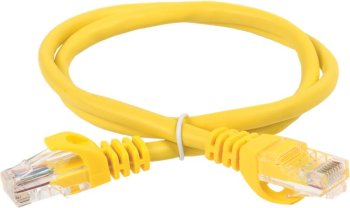 Кабель UTP ITK Generica PC05-C5EU-3M-G U/UTP не экранированный RJ-45 вил.-вилка RJ-45 кат.5E 3м желтый ПВХ (уп.:1шт)