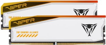 Оперативная память DDR5 2x16GB 6600MHz Patriot PVER532G66C34KT Viper Elite 5 Tuf Gaming RGB RTL Gaming PC5-52800 CL34 DIMM 288-pin 1.4В kit single ran