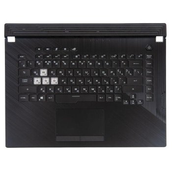 Клавиатура в сборе с топкейсом для ноутбука Asus G531GU-1C с подсветкой 90NR01J3-R32RU0
