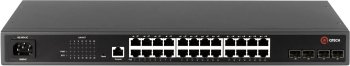 Коммутатор QTech QSW-4610-28T-POE-AC (L2+) 24x1Гбит/с 4xКомбо(1000BASE-T/SFP) 370W управляемый