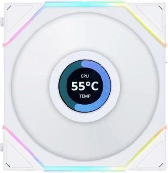 Вентилятор для корпуса Lian-Li Uni Fan TL 120 ARGB 120х120x28 белый 7-pin 33дБ (G99.12TL1W.00) Ret