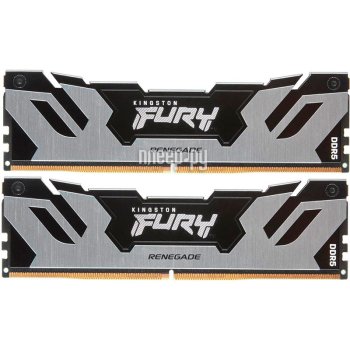 Оперативная память Kingston FURY DDR5 32GB Kit (16GBx2) 7200MT/s Renegade Silver XMP CL38 (KF572C38RSK2-32)