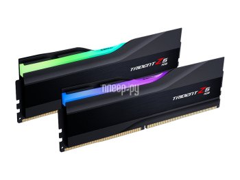Оперативная память DDR5 G.SKILL TRIDENT Z5 RGB 32GB (2x16GB) 5600MHz CL36 (36-36-36-89) 1.2V / F5-5600J3636C16GX2-TZ5RK / Black
