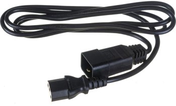 Кабель питания Lanmaster LAN-PP13/20-2.0-BK C13-C20 проводник.:3x0.75мм2 2м 220В 10А черный