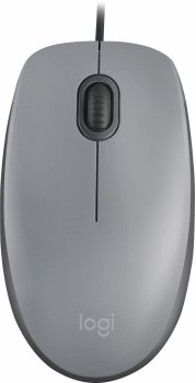 Мышь Logitech M110 SILENT Grey <910-006760> (RTL) USB 3btn+Roll