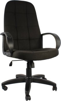 Кресло офисное Офисное кресло Яр КР 45 ткань Крафт 02-2 чёрный 700 пластик