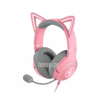 Наушники с микрофоном Razer Kraken Kitty V2 Quartz RZ04-04730200-R3M1
