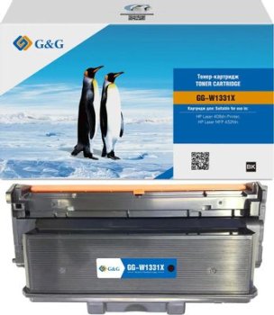 Картридж G&G GG-W1331X W1331X черный (15000стр.) для HP Laser 408dn/MFP 432fdn