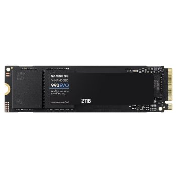 Твердотельный накопитель (SSD) Samsung SSD 2Tb 990 EVO M.2 MZ-V9E2T0BW NVMe 2.0, PCIe 4.0 x4, V-NAND TLC