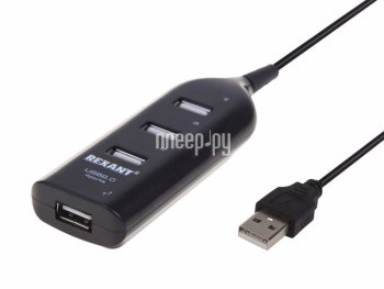 USB-разветвитель Rexant 4xUSB 2.0 18-4105