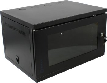 Шкаф 5bites <TC5405-06B> настенный телекоммуникационный, чёрный 6U 540x400