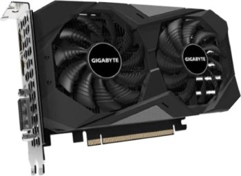 Видеокарта 4096 Мб <PCI-E> GDDR6 GIGABYTE GV-N1656WF2OC-4GD Rev3.0 (RTL) DVI+HDMI+DP <GeForce GTX1650>