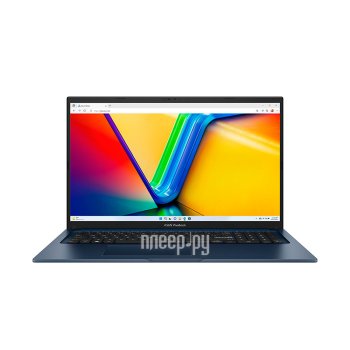 Ноутбук Asus VivoBook 17 X1704ZA-AU333 Blue 90NB10F2-M00DH0 (Intel Core i3-1215U 1.2Ghz/8192Mb/512Gb SSD/Intel UHD /17.3/1920x1080/no OS)