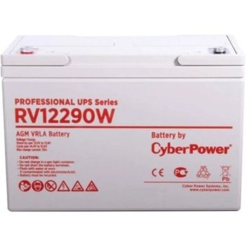 Аккумулятор для ИБП CyberPower ная батарея RV 12290W (12В/76 Ач), клемма М6, ДхШхВ 259х168х208мм, вес 30,4кг, срок службы 10 лет