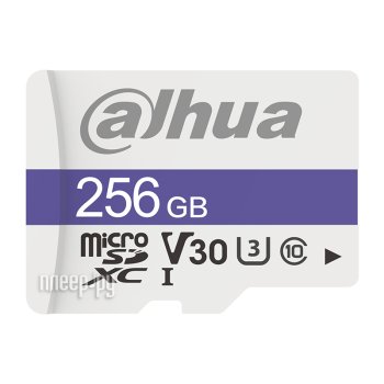 Карта памяти 256Gb - Dahua C10/U3/V30 FAT32 Memory Card DHI-TF-C100/256GB (Оригинальная!)