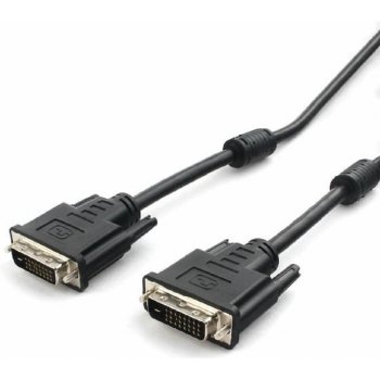Кабель Cablexpert DVI-D, dual link, 25M/25M, 10м, CCS, черный CC-DVI2L-BK-10M