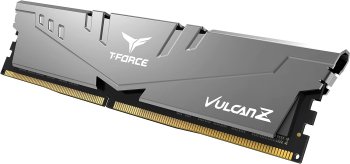 Оперативная память Team Group 16GB DDR4 3200 DIMM Vulcan Z Gray Gaming Memory TLZGD416G3200HC16FBK Non-ECC, CL16, 1.35V, Heat Shield, Kit (1x16GB)