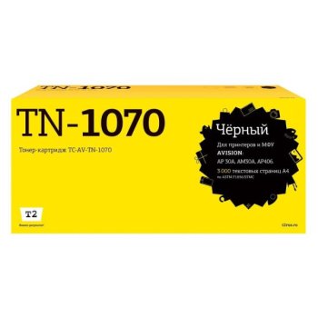 Картридж TC-AV-TN-1070 T2 для Avision AP30A/AM30A/AP406 (3000стр.) с чипом
