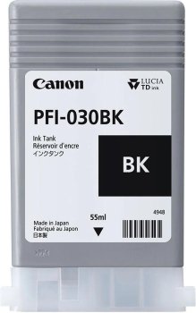 Картридж Canon PFI-030BK 3489C001 черный (55мл) для imagePROGRAF TA-20, TA-30, TM-240, TM-340.