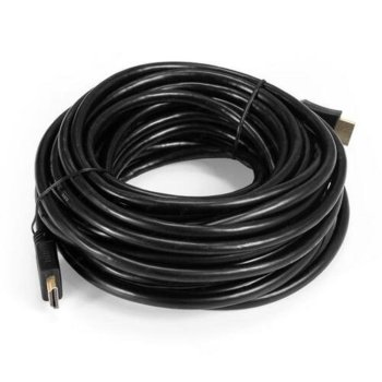 Кабель Exegate EX287733RUS HDMI ExeGate EX-CC-HDMI2-10.0 (19M/19M, v2.0, 10м, 4K UHD, Ethernet, позолоченные контакты)