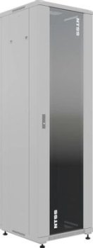 Шкаф коммутационный NTSS Премиум (NTSS-R32U6060GS) напольный 32U 600x600мм пер.дв.стекл металл 900кг серый 510мм 63.2кг 1542мм IP20 сталь