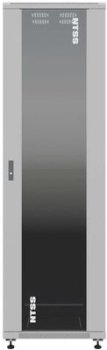 Шкаф серверный NTSS Премиум (NTSS-R32U6080GS) напольный 32U 600x800мм пер.дв.стекл металл 900кг серый 1542мм 71.3кг 1542мм IP20 сталь