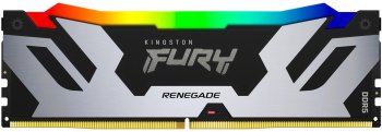 Оперативная память DDR5 16GB 7200MHz Kingston KF572C38RSA-16 Fury Renegade Black RGB RTL Gaming PC5-57600 CL38 DIMM 288-pin 1.45В single rank с радиат