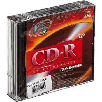 Диск CD-R VS 80 52x SL/5 (VSCDRSL501)