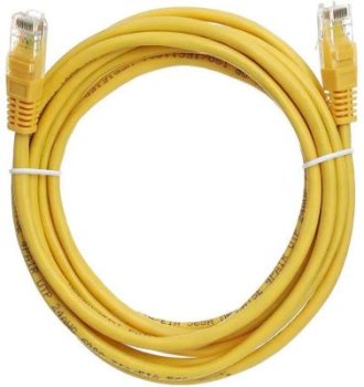 Кабель UTP Premier ANP511_3M_Y UTP 4 пары cat5E CCA molded 3м желтый outdoor RJ-45 (m)-RJ-45 (m)