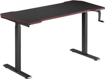 Стол компьютерный Cactus CS-MDL-BK столешница МДФ черный